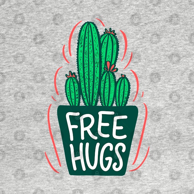 cactus free hugs by Mako Design 